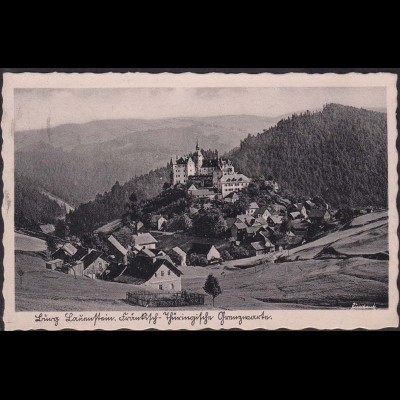 AK Lauenstein mit Burg 1939 (12643