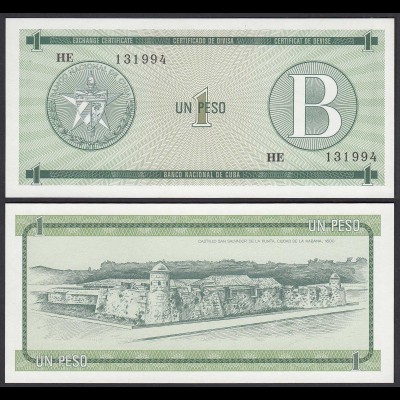 Kuba - Cuba 1 Peso Foreign Exchange Certificates 1985 Pick FX6 UNC (1) (25713
