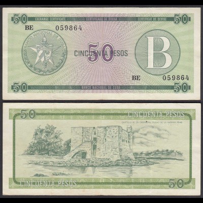 Kuba - Cuba 50 Peso Foreign Exchange Certificates 1985 Pick FX10 VF (3) (25717