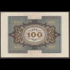 Reichsbanknote - 100 Mark 1920 UDR U Ro 67b Pick 69 ca. aUNC (1-) (25818