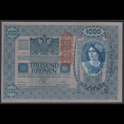 Österreich - Austria 1000 Kronen 1919 (1902) Banknote Pick 59 XF (2) (25860