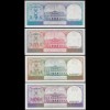 Suriname - 5, 10, 25 + 100 Gulden Banknoten 1982/85 UNC (1) (14169
