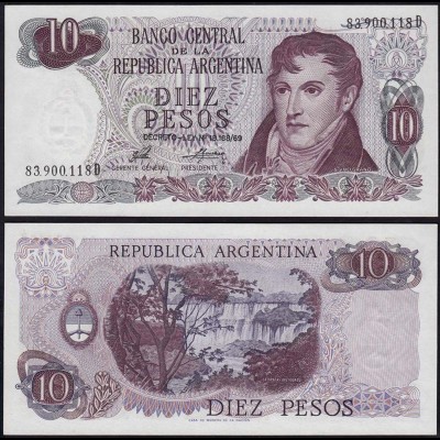 ARGENTINIEN / ARGENTINA 10 Pesos (1973-76) Pick 295 UNC (1) (14378