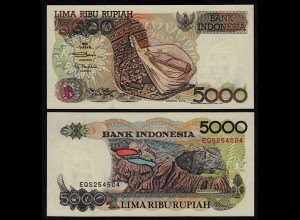 INDONESIEN - INDONESIA 5000 RUPIAH 1992/1999 Pick 130h UNC (1) (17943
