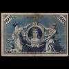 Reichsbanknote 100 Mark 1898 Ro.17 - Pick 20 Serie D UDR K (4) F (23406