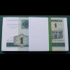 Weißrussland - Belarus 1 Rubel 2000 UNC Pick 21 BUNDLE zu 100 Stück (90001