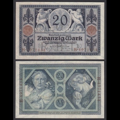 Reichsbanknote 20 Mark 1915 Ro 53 UNC (1) (26152
