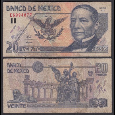 MEXIKO - MEXICO - 20 Pesos 1998 Pick 106c F (4) (26453