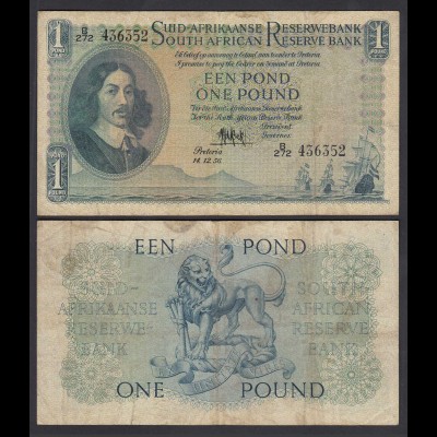 Südafrika - South Africa 1 Pound 14.12.56 Pick 93e F (4) (26564