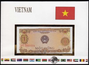 Vietnam - Viet Nam 1 Dong Banknotenbrief UNC (1) (15512