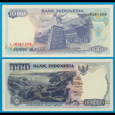 Indonesien - Indonesia 1000 Rupiah 1992/1995 Pick 129d UNC (1) (18707