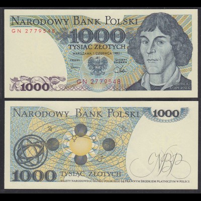 Polen - Poland 1000 Zlotych Banknote 1982 Pick 146c UNC (1) (26673