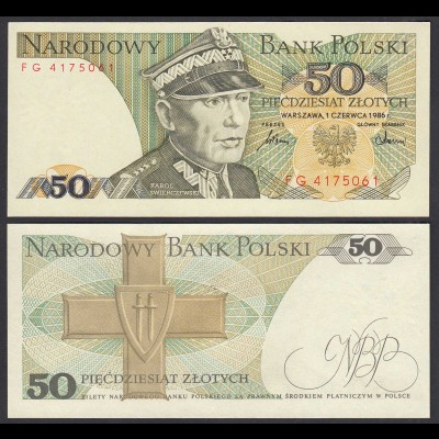 Polen - Poland 50 Zlotty Banknote 1986 Pick 142c UNC (1) (26761