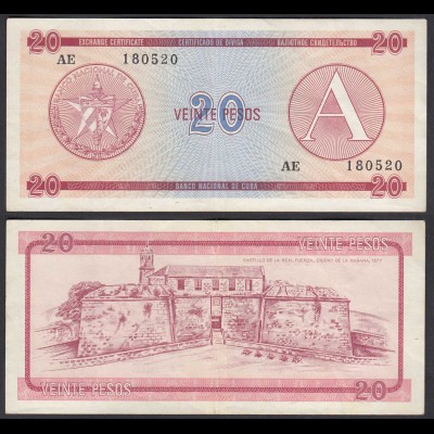 Kuba - Cuba 20 Peso Foreign Exchange Certificates 1985 Pick FX5 VF (3) (26795