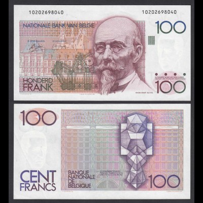 Belgien - Belgium 100 Francs Banknote ND (1978-81) Pick 140a XF (2) (26848