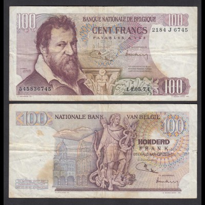 Belgien - Belgium 100 Francs 14.5.1974 Pick 134b F (4) (26851