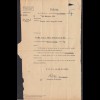 Amtsgericht Neuss Dienstbrief 1921 EF Mi.74 Ladung Testament Eröffnung (21693