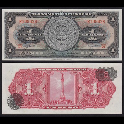 MEXIKO - MEXICO - 1 Peso 1954 Serie DY Pick 56b UNC (1) (21231