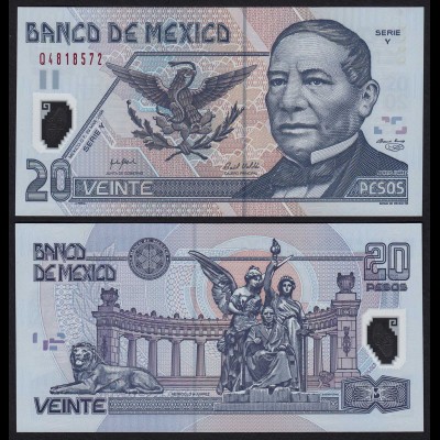 MEXIKO - MEXICO - 20 Peso 2006 Serie Y Pick 116f UNC (1) (21243