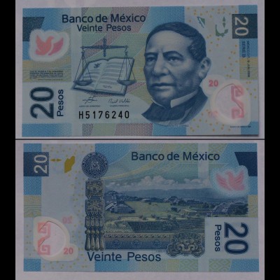 MEXIKO - MEXICO - 20 Peso 2006 Polymer Pick 122b UNC (1) (21246