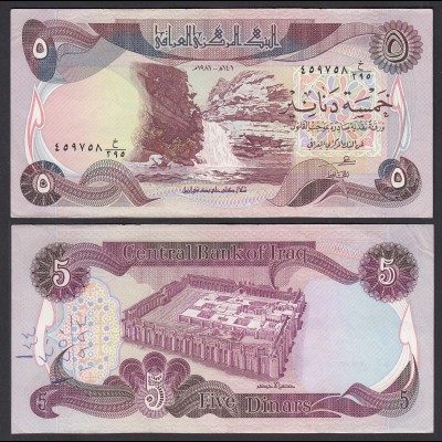 Irak - Iraq 10 Dinar Banknote 1973 Pick 65 sig.18 VF+ (3) (27501