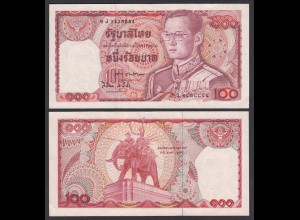 Thailand - Siam 100 Bath ND (1978) Rama IX. sign 60 Pick 89 VF/XF (2/3) (27545