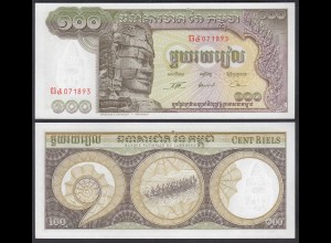 Kambodscha - Cambodia 100 Riels (1972) Pick 8c UNC (1) (27573