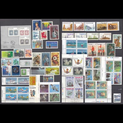 Kanada - Canada postfrisch tolles Lot meist nur versch. Briefmarken (27629