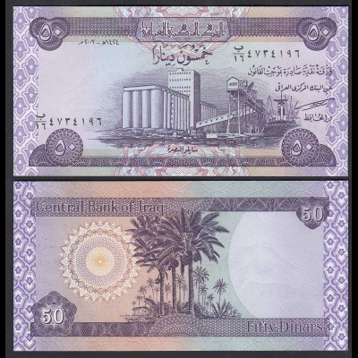 Irak - Iraq 50 Dinar Banknote 2003 Pick 90 UNC (1) (27690