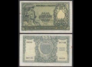 Italien - Italy - 50 Lire 1951 Banknote Pick 91a VF (3) (27711