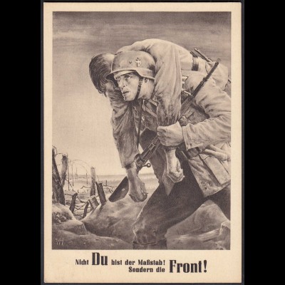 AK NS Militaria Propaganda Karte 3.Reich 1943 Generalgouvernement NSDAP (65031