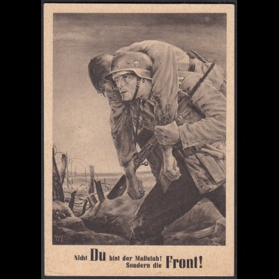 AK NS Militaria Propaganda Karte 3.Reich 1943 Generalgouvernement NSDAP (65033
