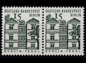 BERLIN - 15 Pfennig Bauwerke im Paar postfrisch Mi. 243 MNH (65047