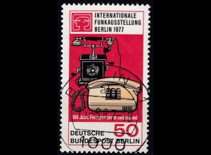 BERLIN - 50 Pfennig Funkausstellung 1977 Mi.549 Vollstempel (65050