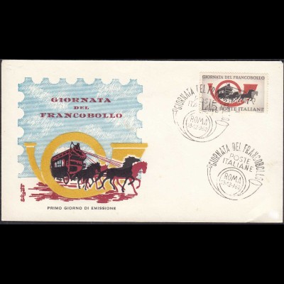 Italien - Italia 1960 FDC Postkutsche (65119
