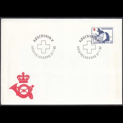 Dänemark - Denmark 1983 FDC Mi 768 Dänisches Rotes Kreuz Pflegeschwester (65129