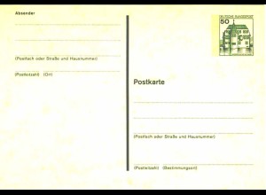 Germany BRD Ganzsache Postal Stationery Postkarte Postcard Michel P131 (0225