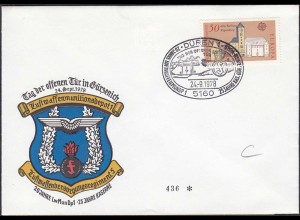 Düren 1978 Umschlag mit SST 25 Jahre Kaserne Gürzenich-Wald (65223