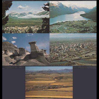 Kanada - Canada 5 Stück diff.Pre-stamped Postcards Postal Stationery (65238