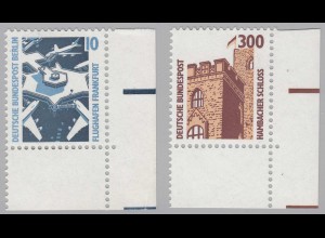 Bund BRD 1988 Mi. 1348 ** Sehenswürdigkeiten Eckrand UR + 10 Pfg.Berlin (65304