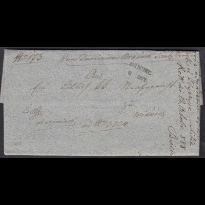 Österreich - Austria 1838 Haus Habsburg Galizien Brief aus SANDEC L2 m.Inhalt