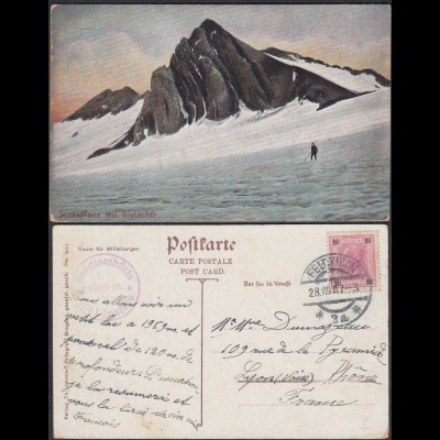 Österreich - Austria AK 1907 Scesaplans mit Gletscher Douglasshütte (65323
