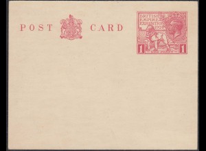 Great Britain - 1 d Wembley Postcard Card 1924 MINT (65325