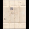 Great Britain UK Folded cover 1881 from London to Bordeaux 2 1/2 P. (65351