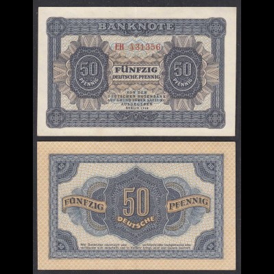DDR 50 Pfennig 1948 Ro 339b VF+ (3+) Serie EH (28083