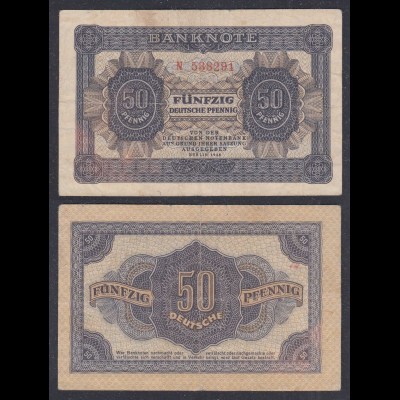 DDR 50 Pfennig 1948 Ro 339a F+ (4+) Serie N (28086