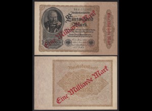 Reichsbanknote - 1 Milliarde Mark 1923 Ro 110b FZ: E BZ: 94 XF (2) (24222