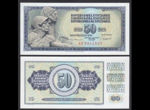 Jugoslawien - Yugoslavia 50 Dinara Banknote 1981 Pick 89b UNC (1) (28255
