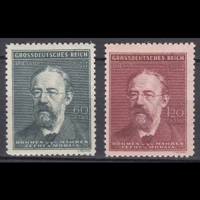 Germany - Bohemia & Moravia 1944 - Smetana (1824-1884) composer MNH (19793