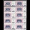 BOSNIA-HERZEGOVINA - 10 Stück á 10-Million Dinara 10.XI.1993 Pick 36 aUNC (1-) 